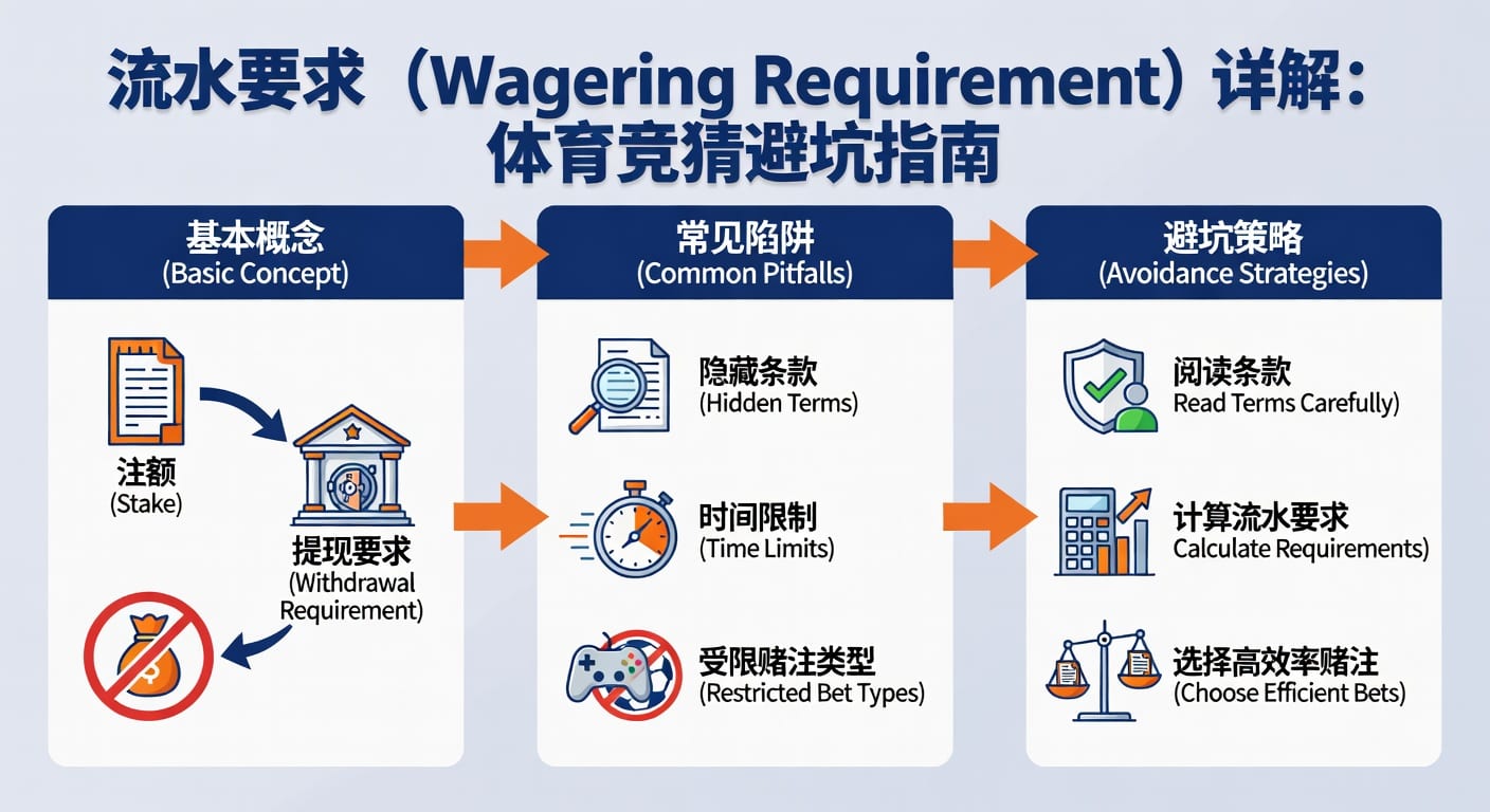 流水要求 wagering requirement 解析：体育玩家出金规则